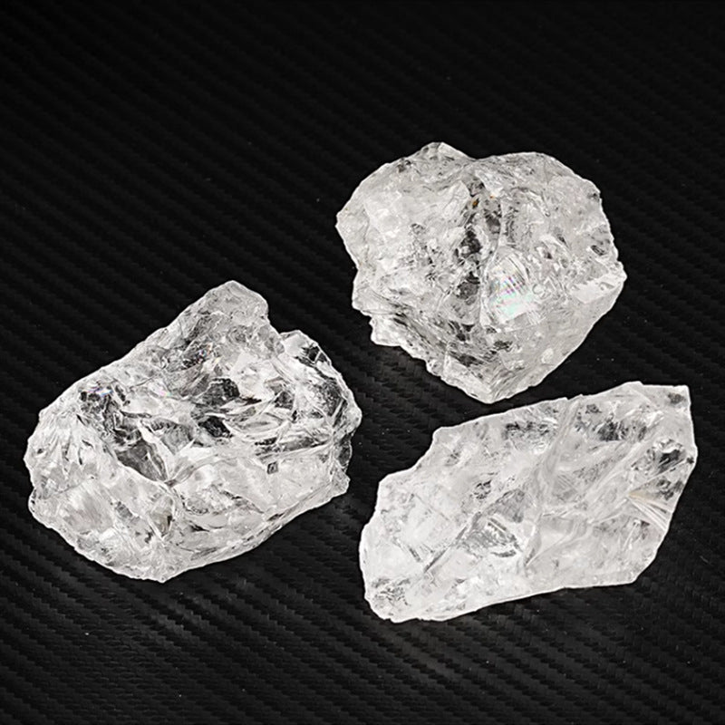 5Pcs Clear Quartz Raw Crystals, Rough Quartz Stones Set, Random Shipment