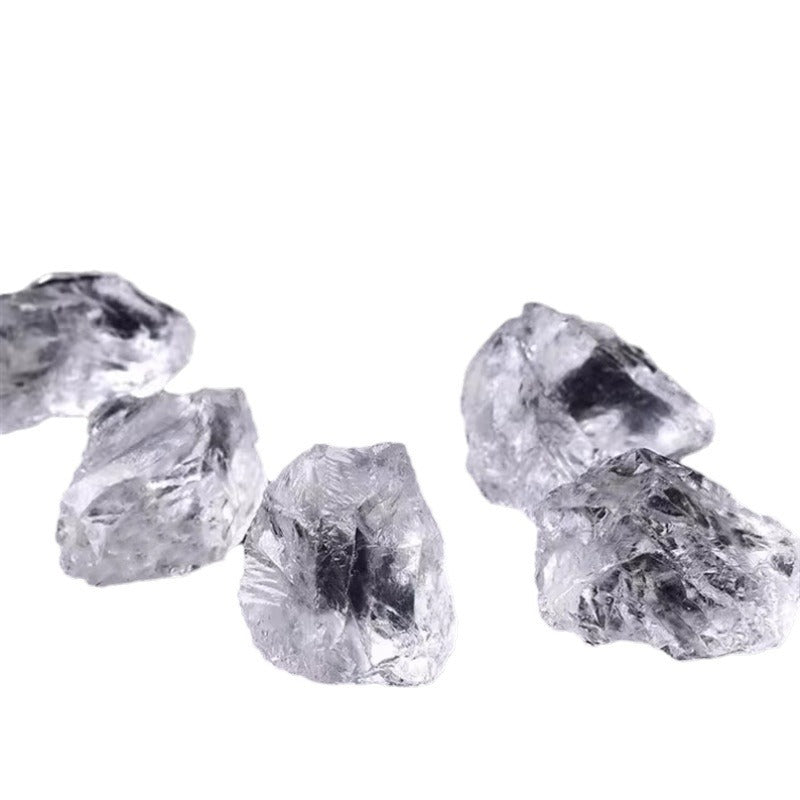 5Pcs Clear Quartz Raw Crystals, Rough Quartz Stones Set, Random Shipment