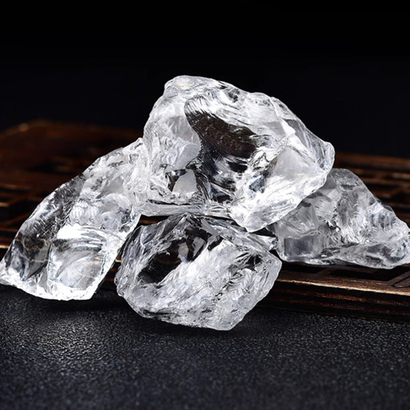 5Pcs Clear Quartz Raw Crystals, Rough Quartz Stones Set, Random Shipment